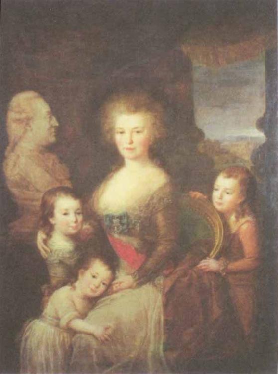 Angelica Kauffmann Portrait of the Countess Alexandra Branitskaya oil painting image